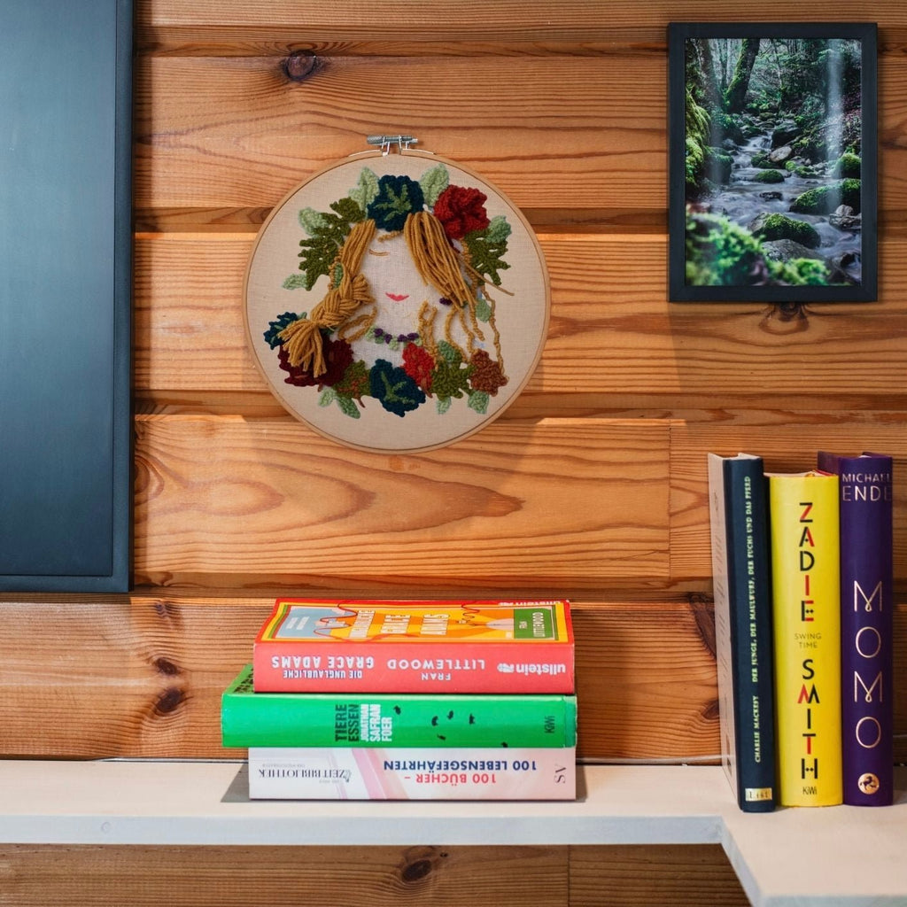 Punch Needle DIY Komplett-Set "Lady Of Leaves"