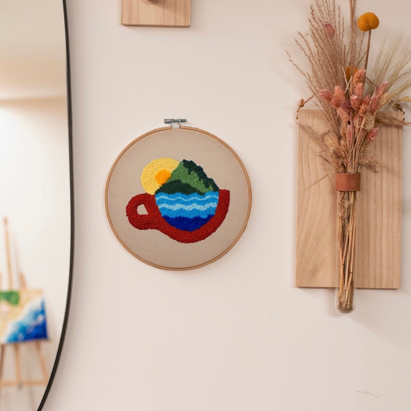 Punch Needle DIY Komplett-Set "Holiday In A Cup"