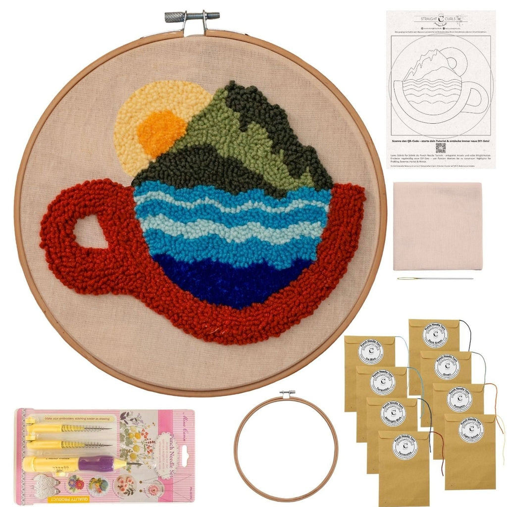 Punch Needle DIY Komplett-Set "Holiday In A Cup"