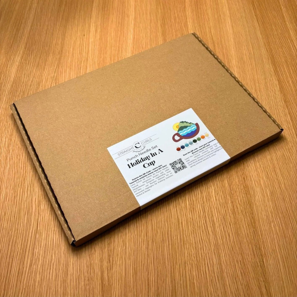 Punch Needle DIY Komplett-Set "Holiday In A Cup"