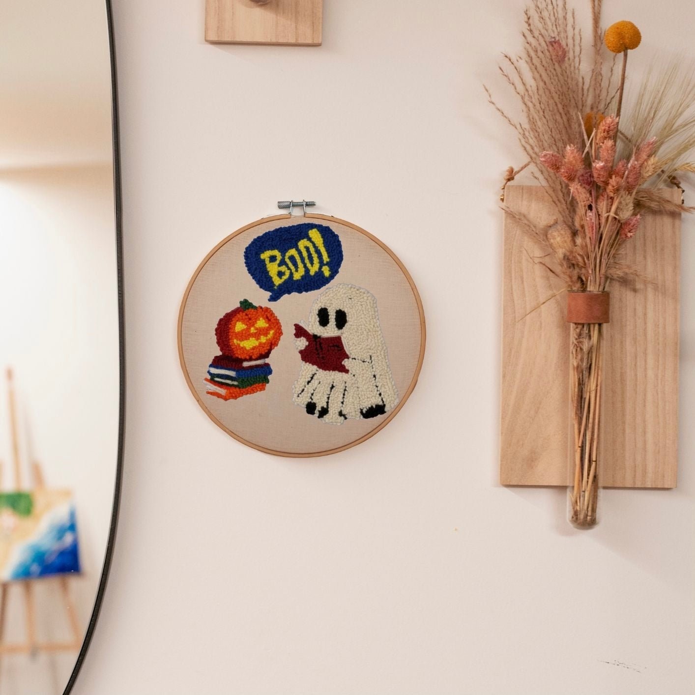 Punch Needle DIY Komplett-Set "Boo!ks"