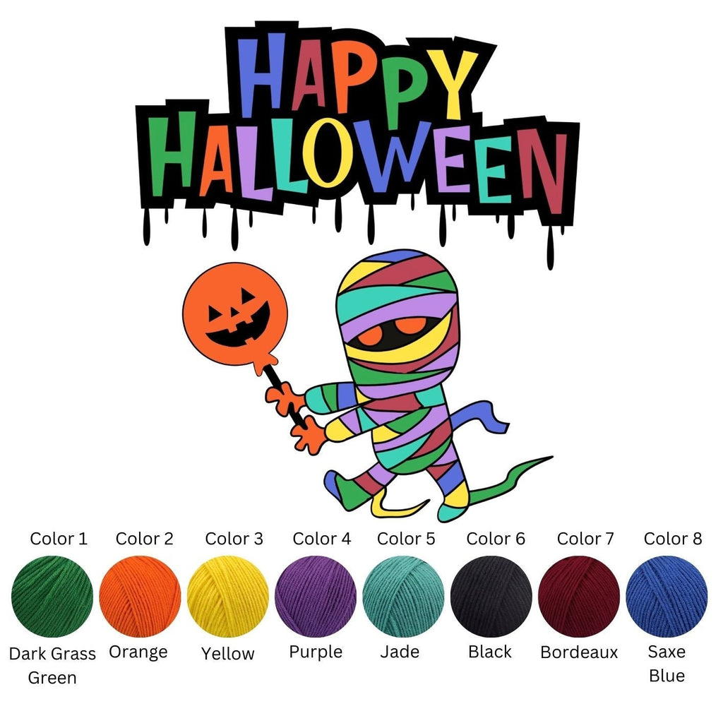 Punch Needle DIY Komplett-Set "Happy Helloween"
