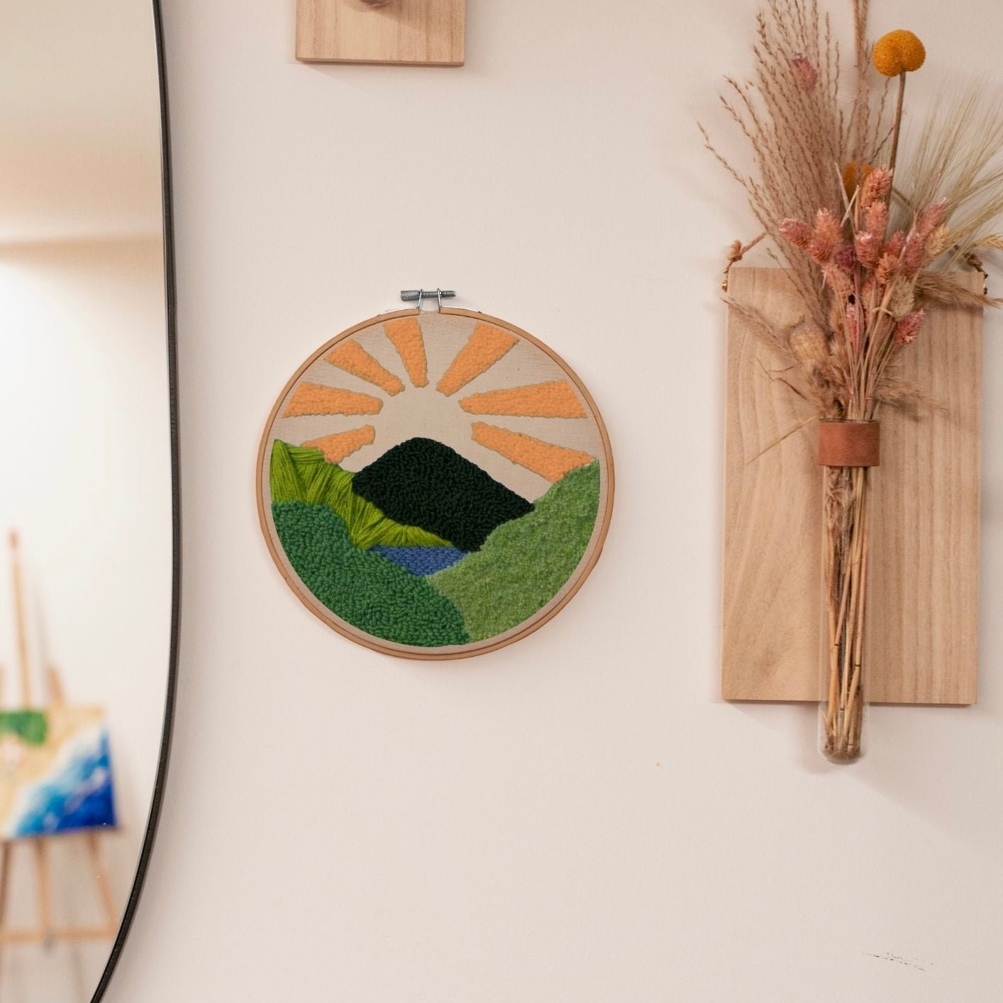 Punch Needle DIY Komplett-Set "Sunset Moutains"