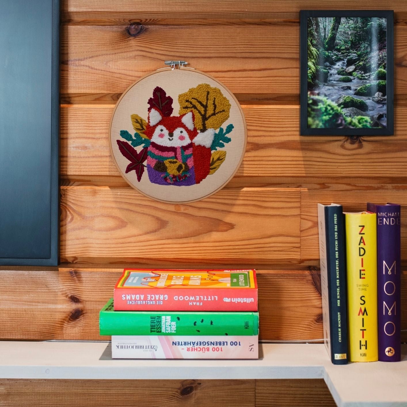 Punch Needle DIY Komplett-Set "Cozy Fox"