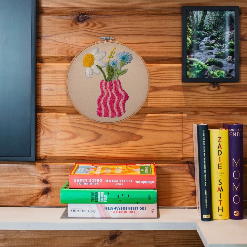 Punch Needle DIY Komplett-Set "Curvy Flower Pot"