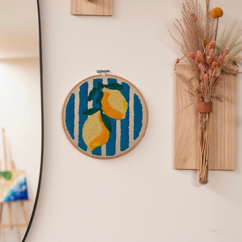 Punch Needle DIY Komplett-Set "Limoncello"