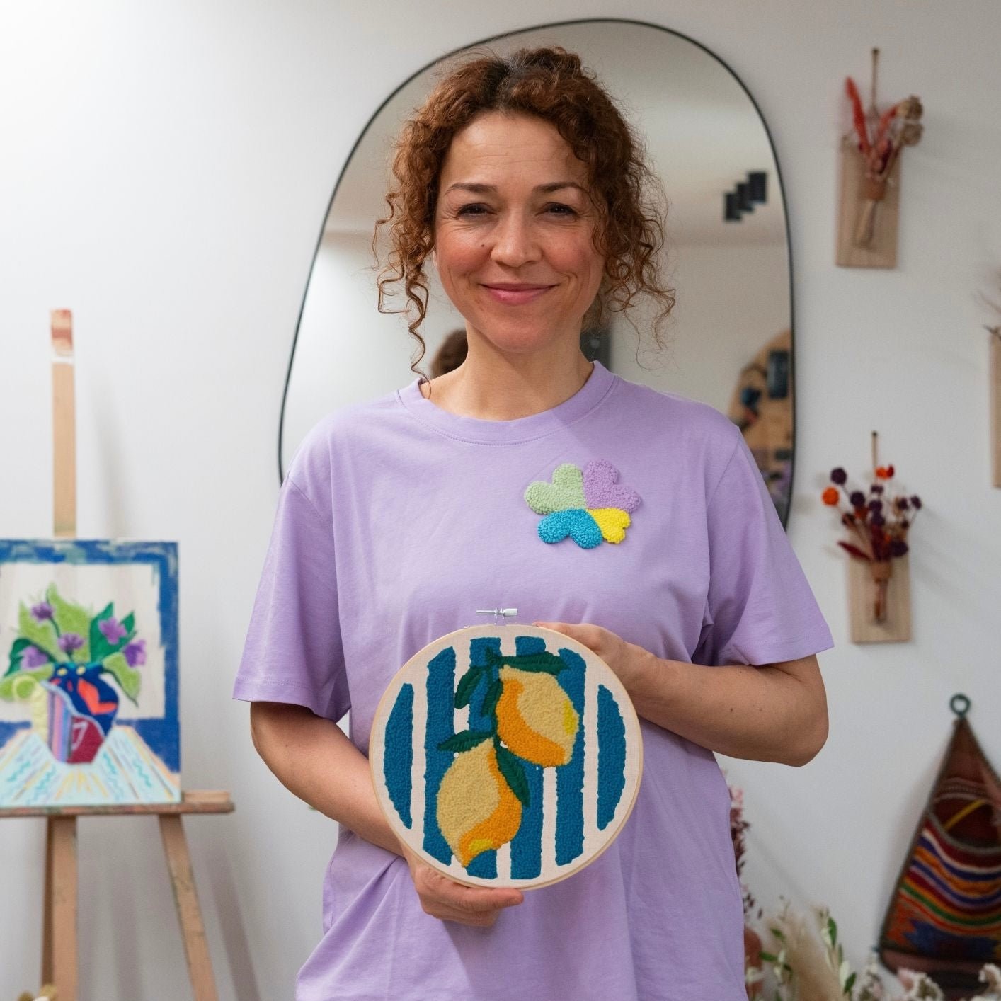 Punch Needle DIY Komplett-Set "Limoncello"