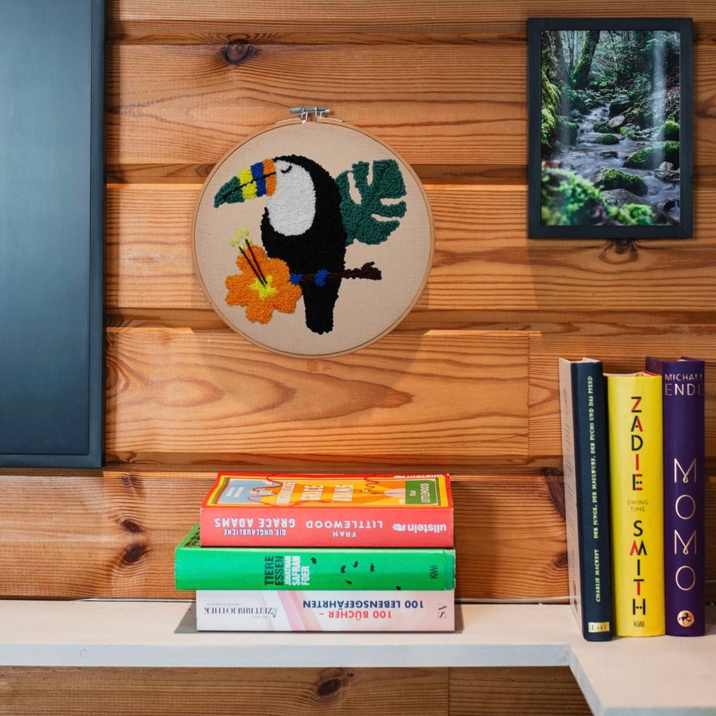 Punch Needle DIY Komplett-Set "Tukan"