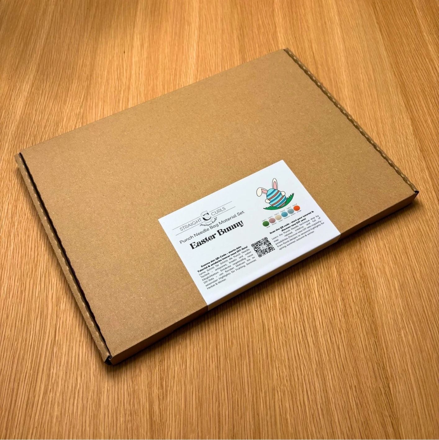 Punch Needle Beutel DIY Komplett-Set "Easter Bunny"